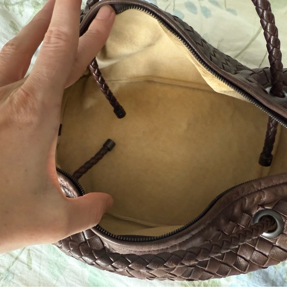 Vintage Bottega Veneta Brown Woven Bag - Picture 4 of 8